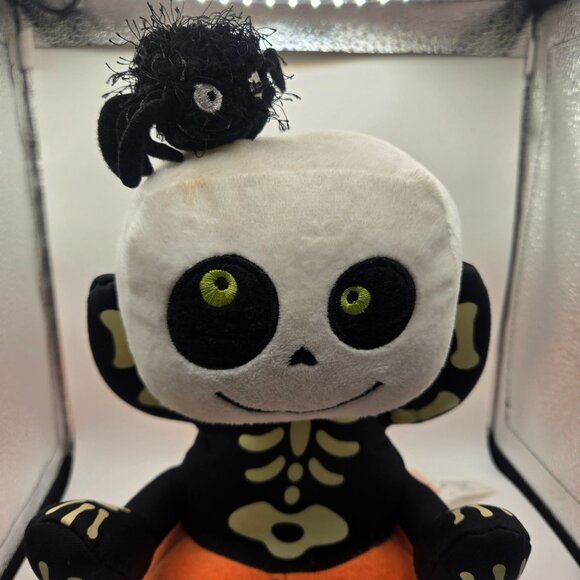 2011 Hallmark Halloween Skeleton Plush Hokey Pokey Glows in Dark 10" - Picture 2 of 7